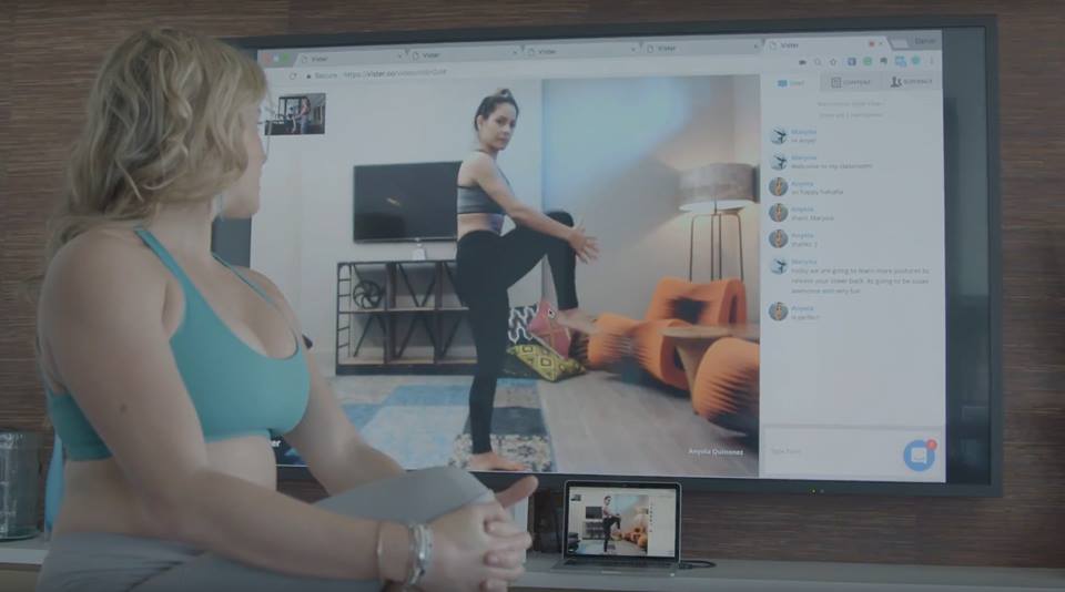 the future of yoga is here with vister